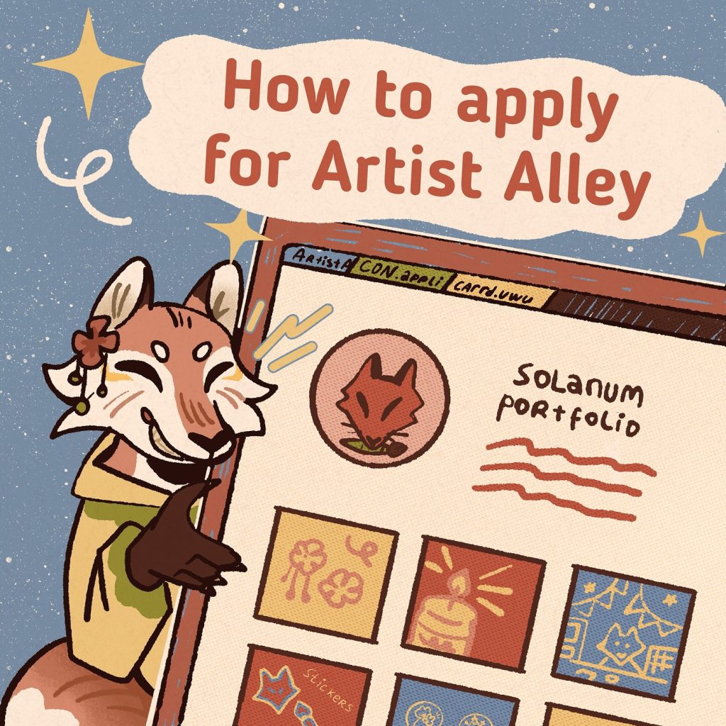 how to apply for artist alley post cover