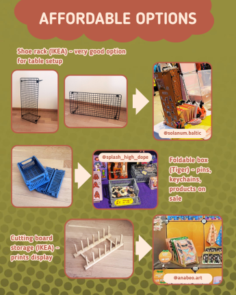 artist alley tips affordable options