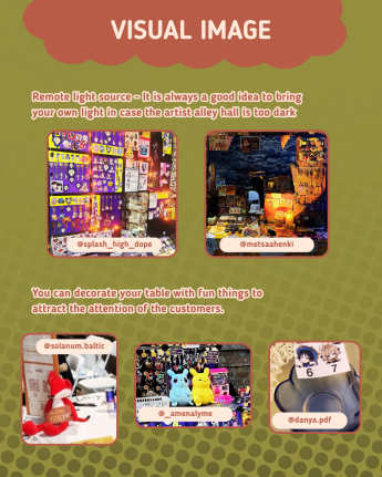 artist alley tips visual image